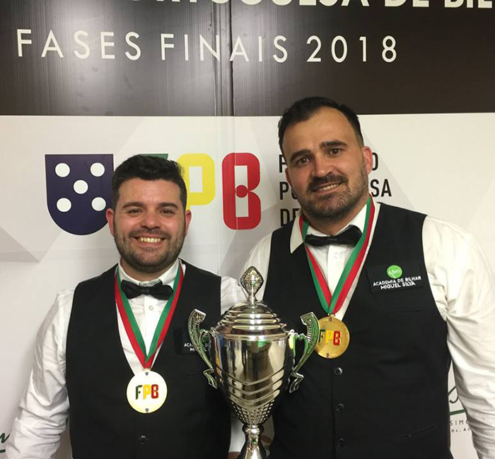 Miguel Silva e Edgar Rodrigues Vencem O Campeonato Nacional De Snooker Equipas!!!